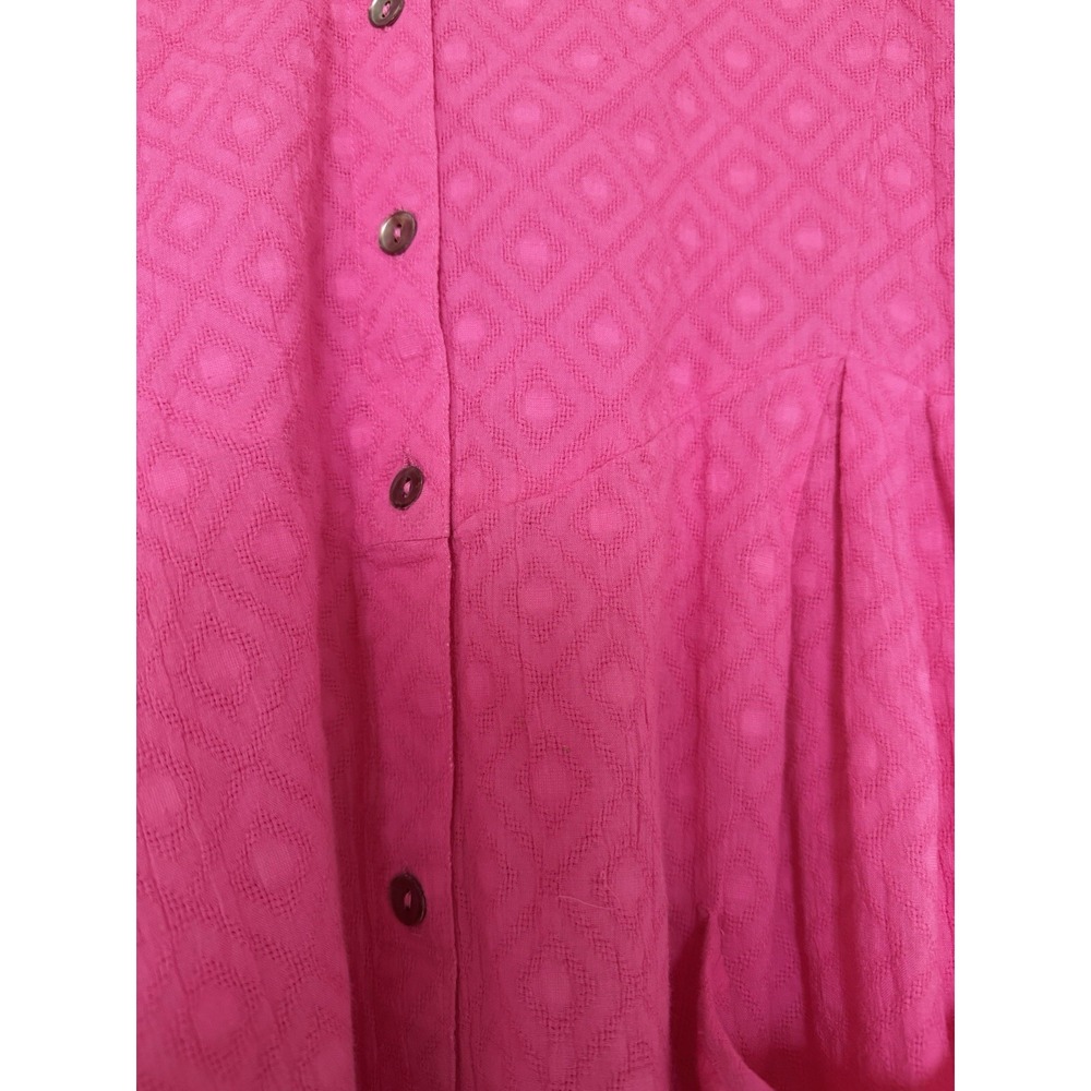 Gudrun sjoden dress Pink Shirt Short Size Large Casual - Picture 5 of 7